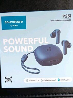 soundcore P25i Bluetooth True Wireless Earbuds, Big Bass, 30H Playtime, IPX5